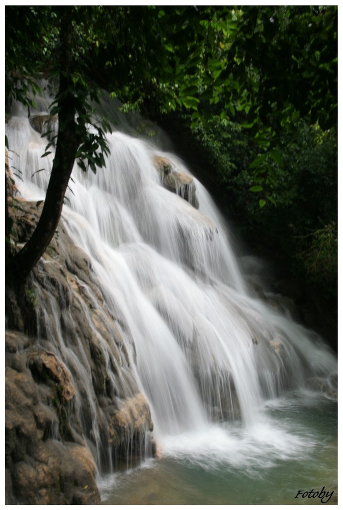 Wasserfall bei Palenque- Chiapas
