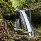 Wasserfall bei Regen