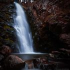 Wasserfall bei Regenwetter