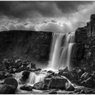 Wasserfall beim Alting in Pingvellir/ Island