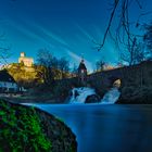 Wasserfall Burg Pyrmont  Weihnachten 2020