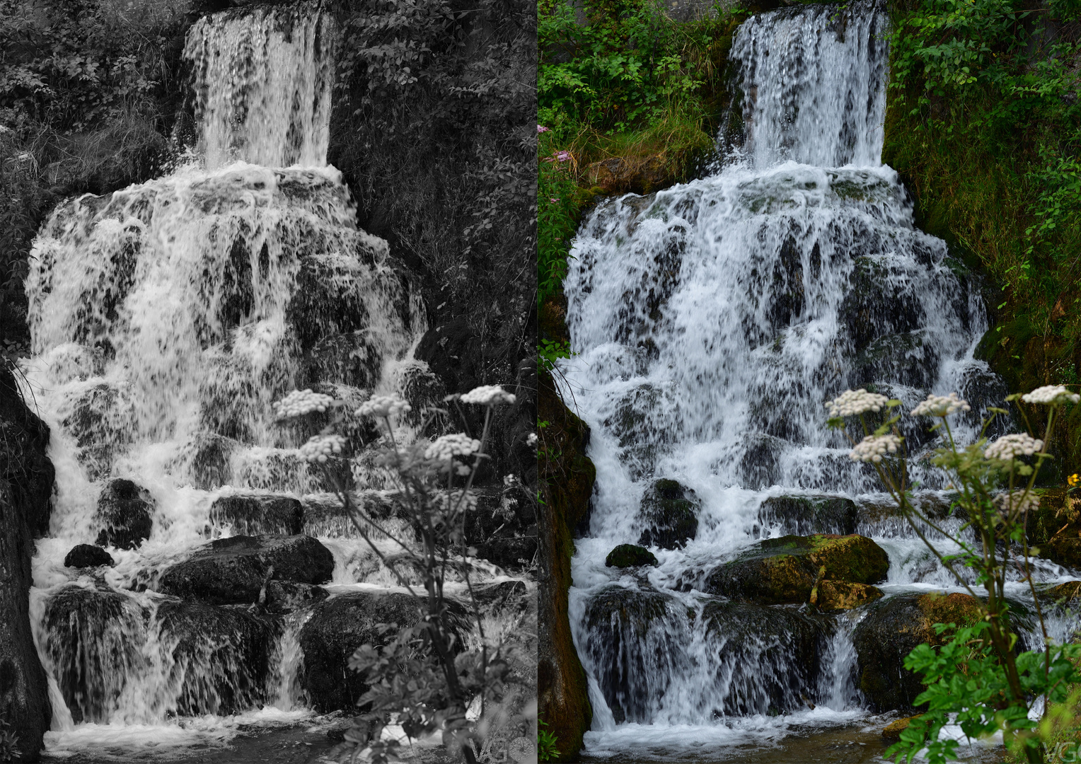 Wasserfall Collage