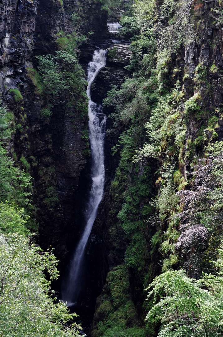 Wasserfall - Covrieshalloch Gorge Schottland