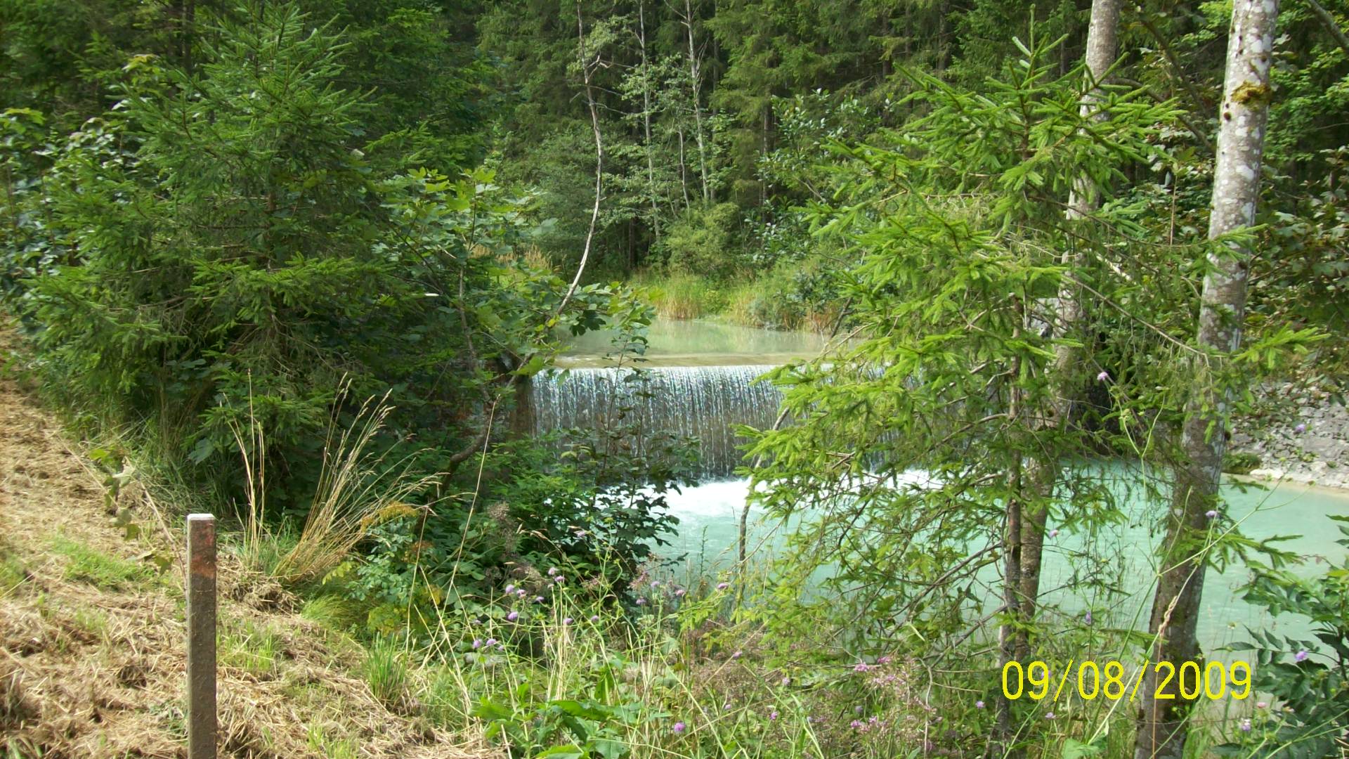 Wasserfall der beruhigung