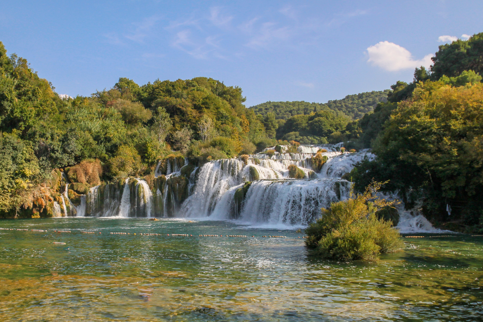 Wasserfall der Krka in Skradin - Skradinski Buk