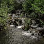 Wasserfall der weißen Lauter