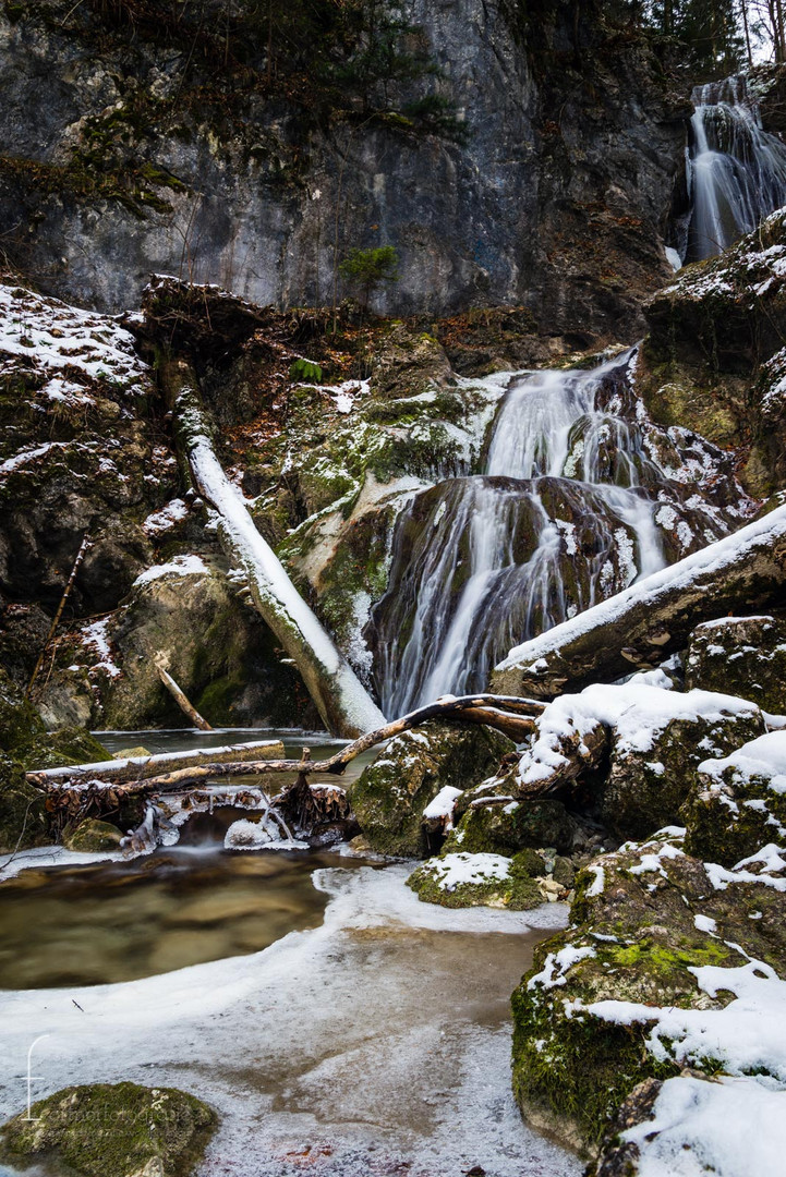 Wasserfall - Dezemberaufnahme