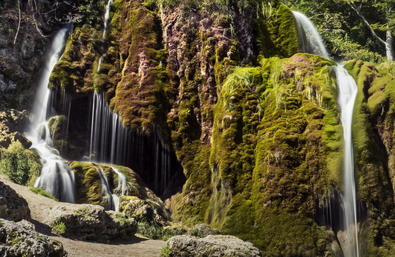 Wasserfall Dreimühlen in der Eifel