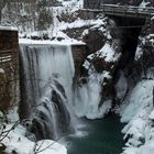 Wasserfall Ebniterach in Farbe