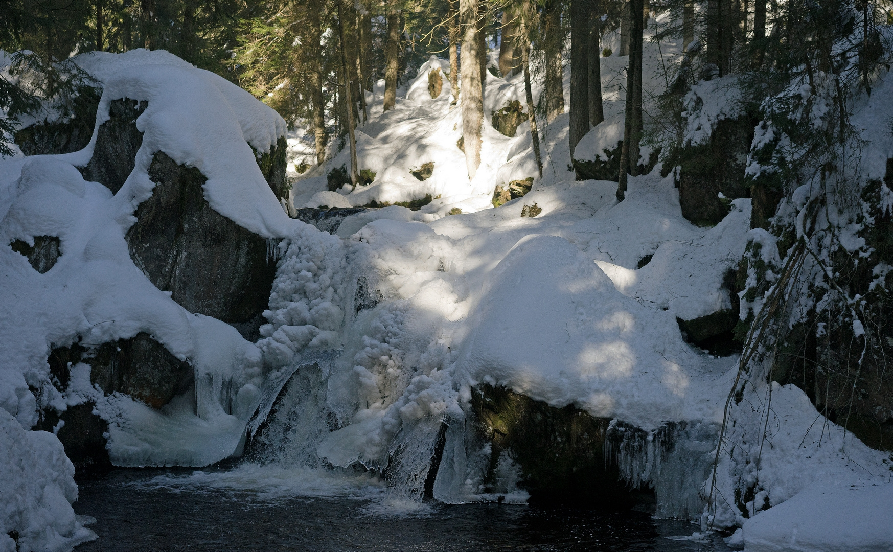 Wasserfall-einmal anders