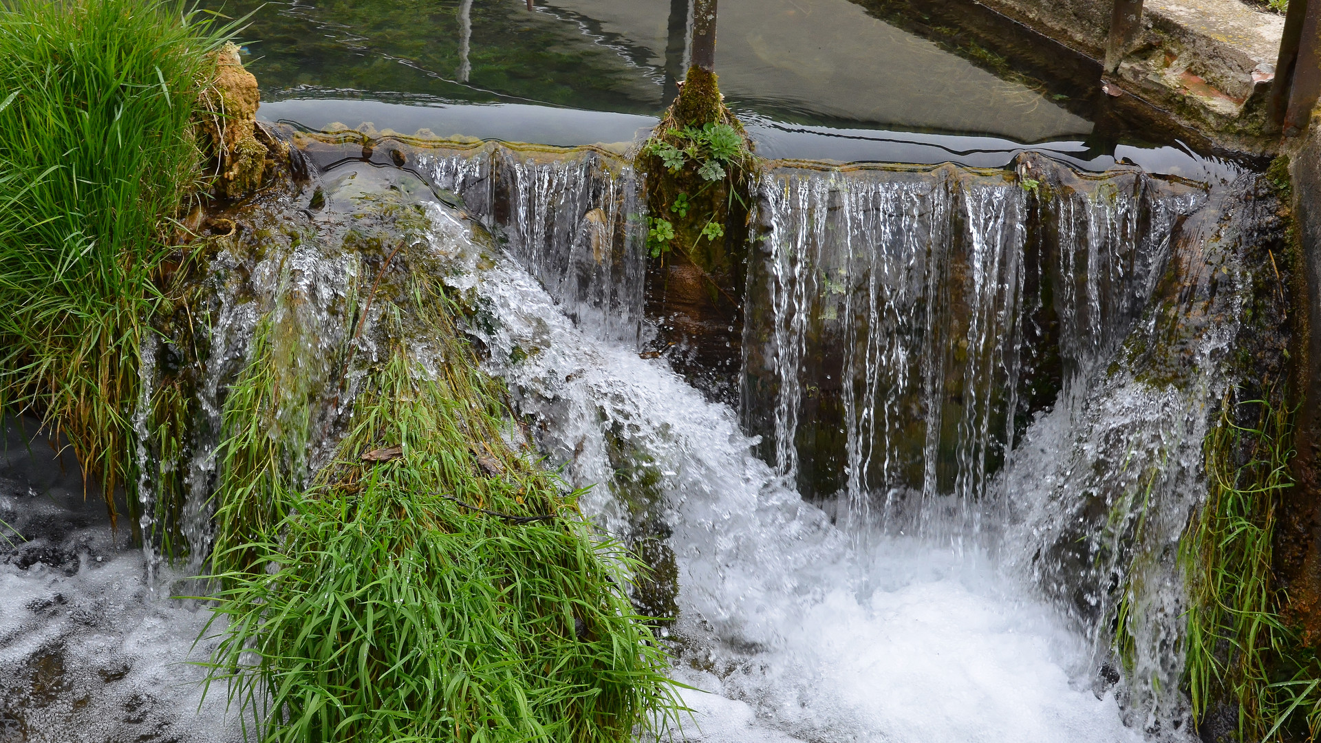 Wasserfall en miniature