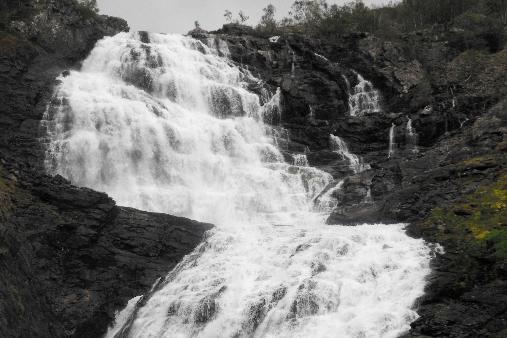 Wasserfall Flamsbana Flam-Myrdal