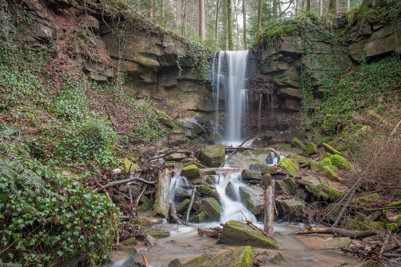 Wasserfall Forellensprung