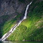 Wasserfall "Freier" im Geiranger-Fjord