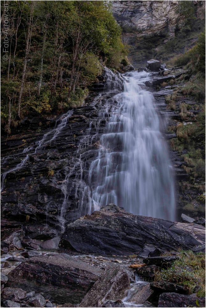 Wasserfall Freihandaufnahme 