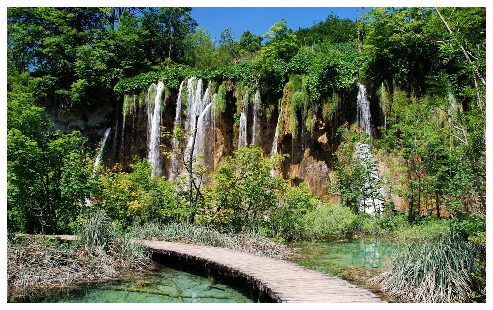 Wasserfall Galovacki buk, Plitvicer Seen (Kroatien)