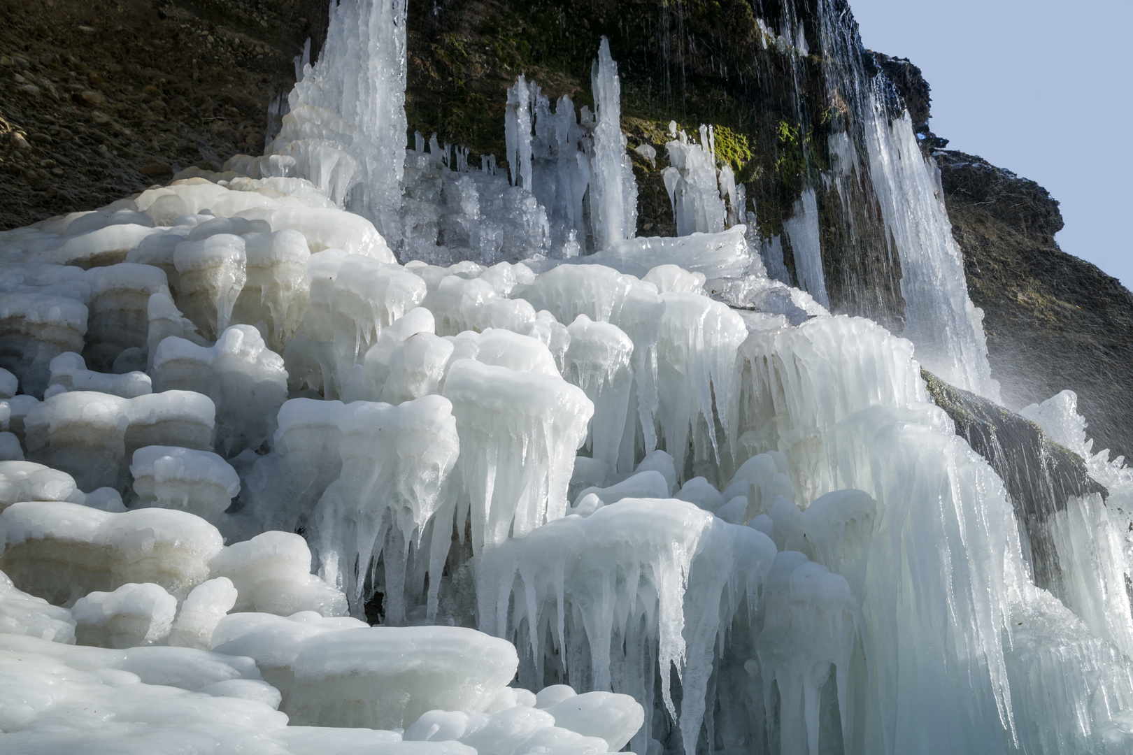 Wasserfall gefroren