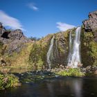 Wasserfall Gjain Island