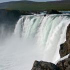 Wasserfall  Godafoss  in Island