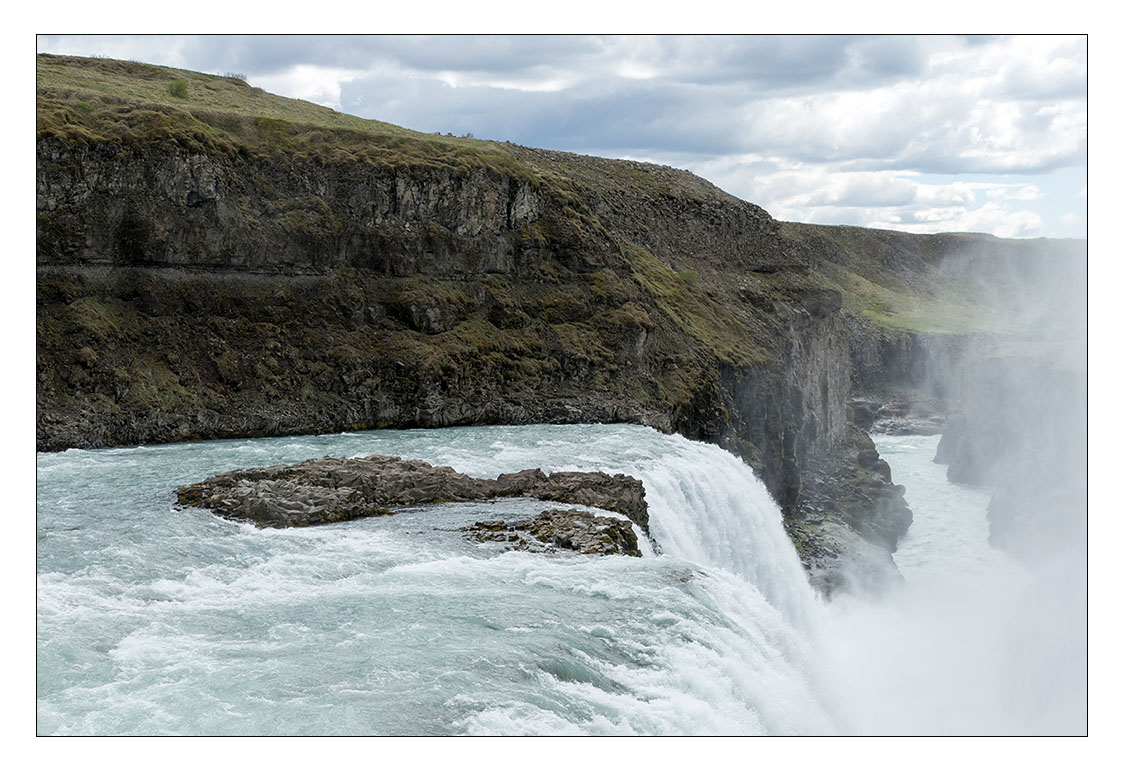 Wasserfall "Gullfoss" - Island