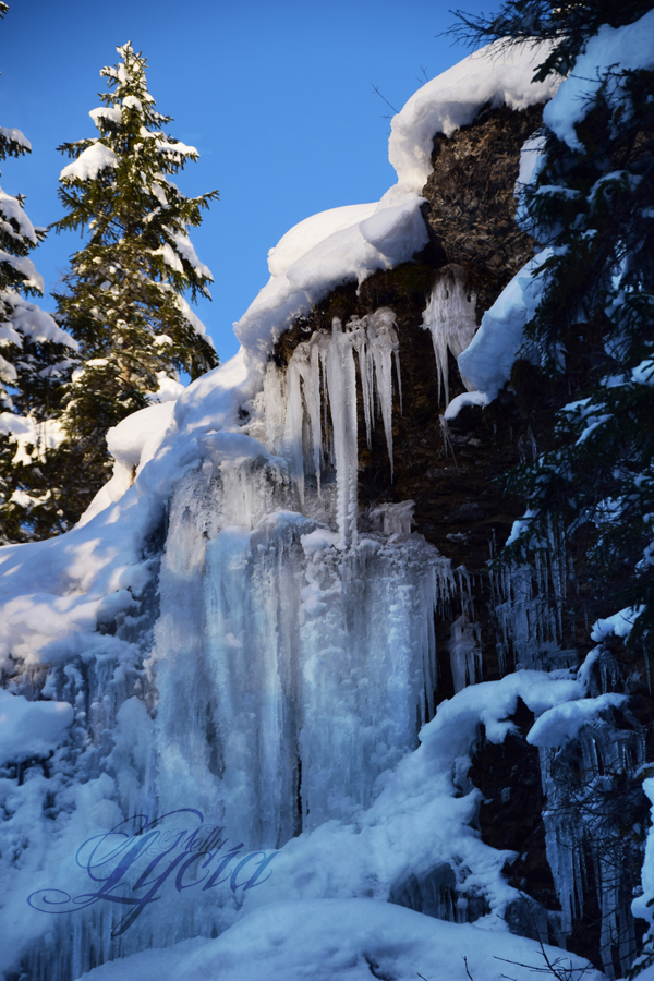 Wasserfall hinter dem Sylvensteinspeicher