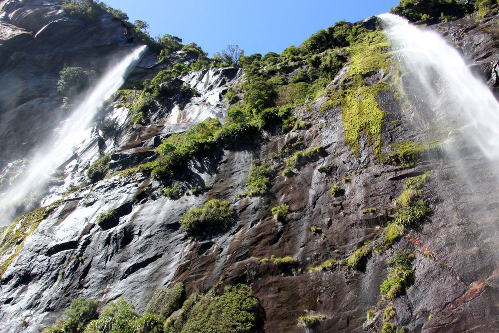 Wasserfall - ich war fast drunter...