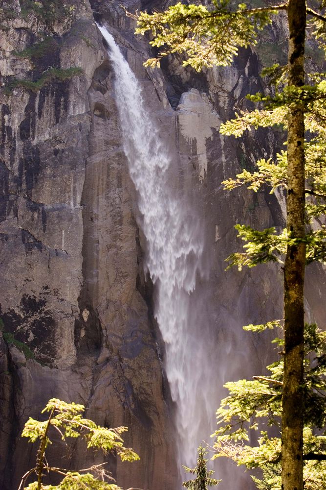 Wasserfall im Abendlicht