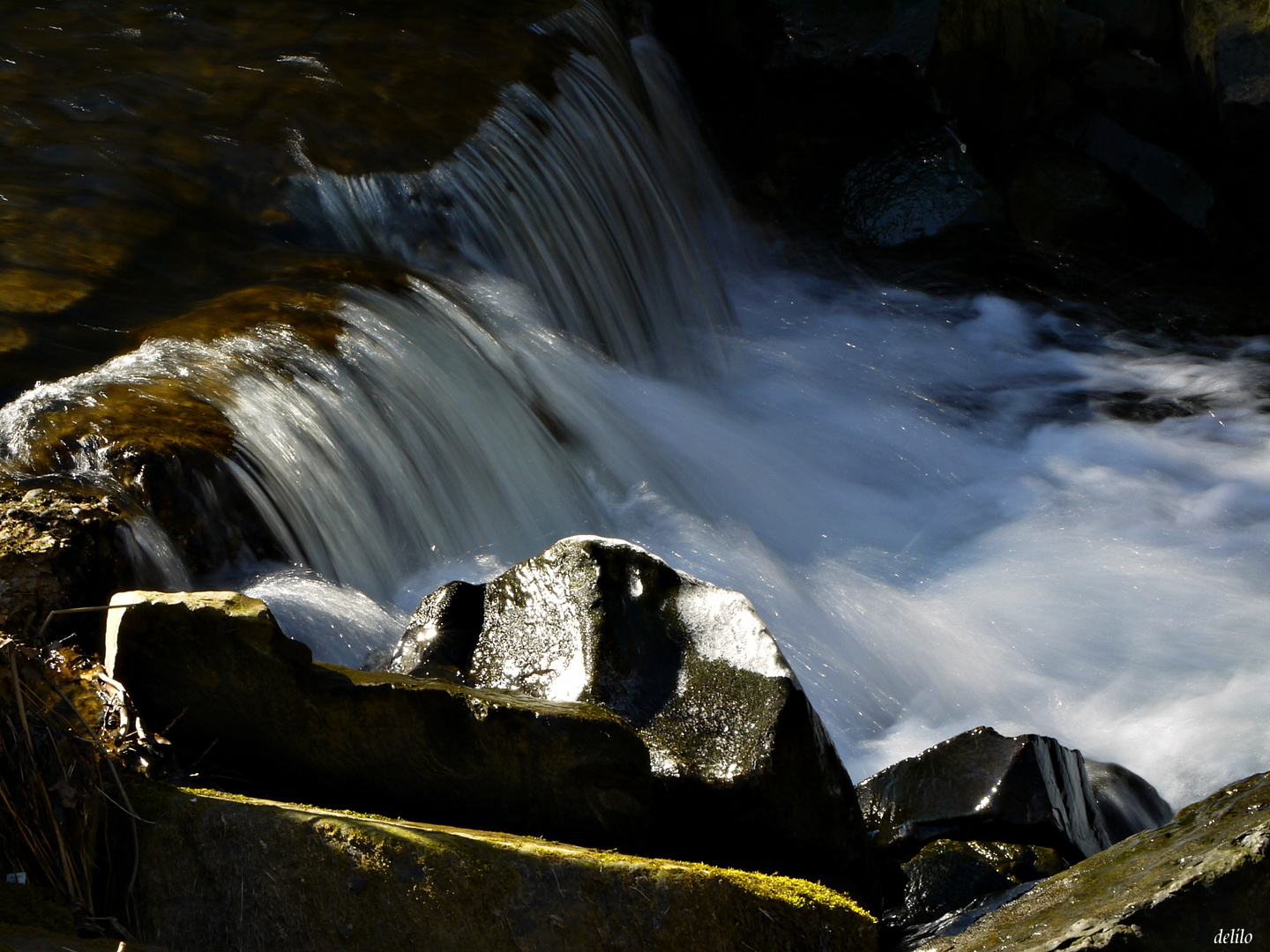 Wasserfall im Auenwald 2