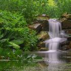 Wasserfall im Botanischen Garten Bochum