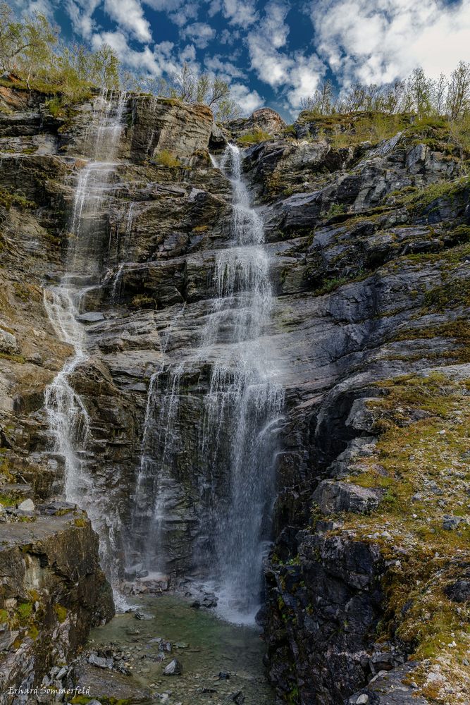 Wasserfall im Driva Tal