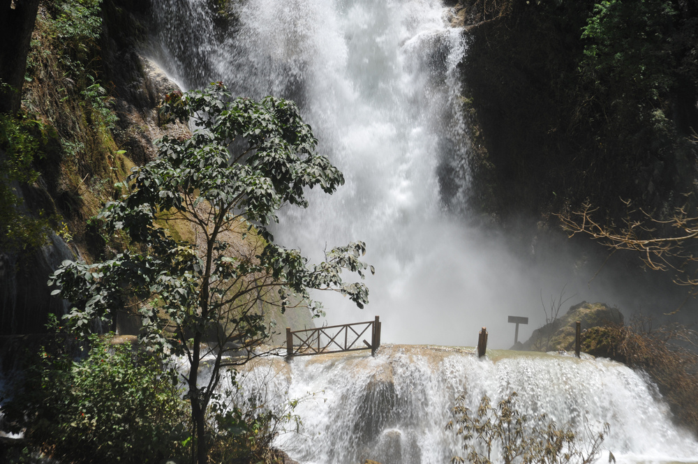 Wasserfall im Dschungel