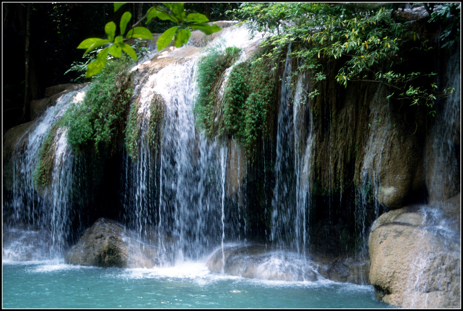 Wasserfall im Erawan Nationalpark