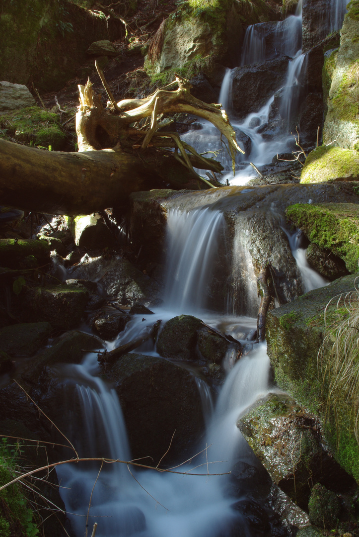 Wasserfall im Erzgebirge