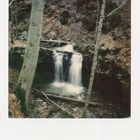 Wasserfall im Extertal auf Polaroid SX 70