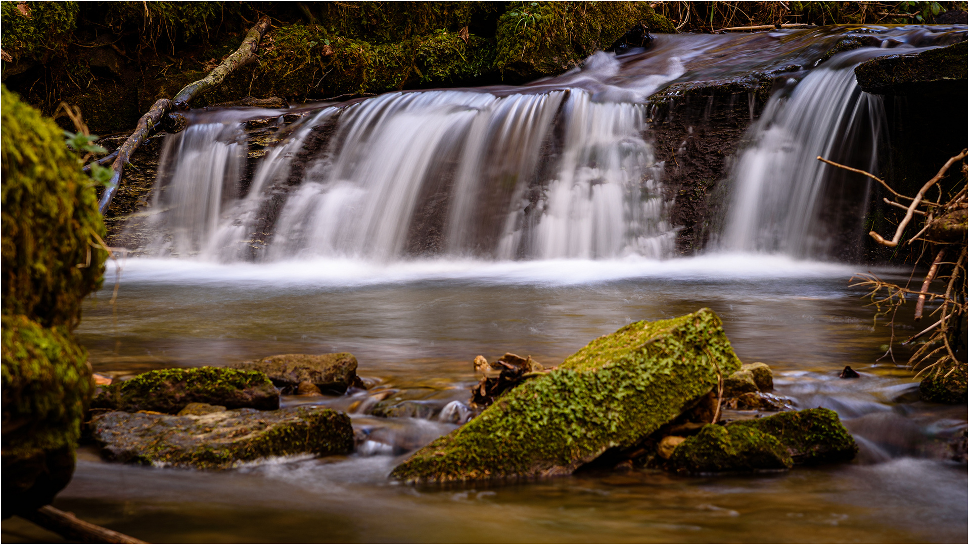 Wasserfall im Fischbachtal