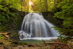 Wasserfall im Geisalpbach bei Reichenberg, Allgäu