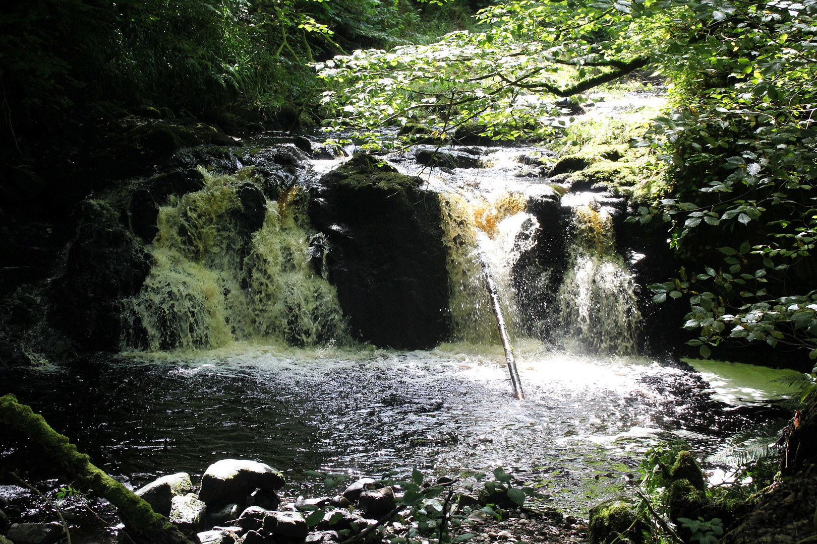 Wasserfall im Glenariff Forest Park