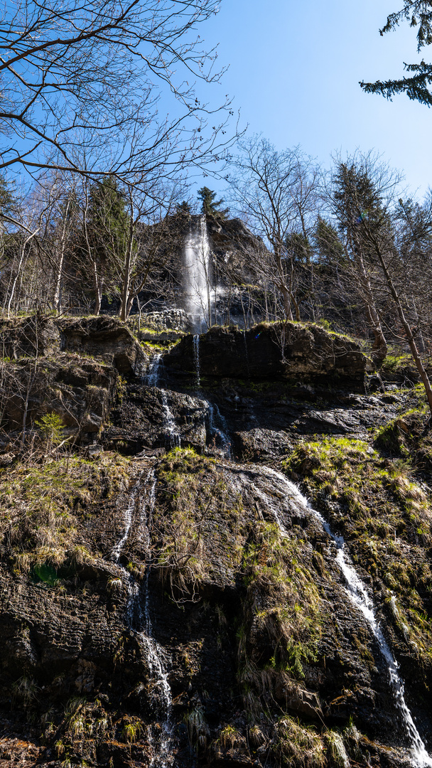 Wasserfall im Harz kurz vor der Okertalsperre