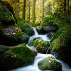 Wasserfall im Herbst