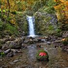 Wasserfall im Herbst