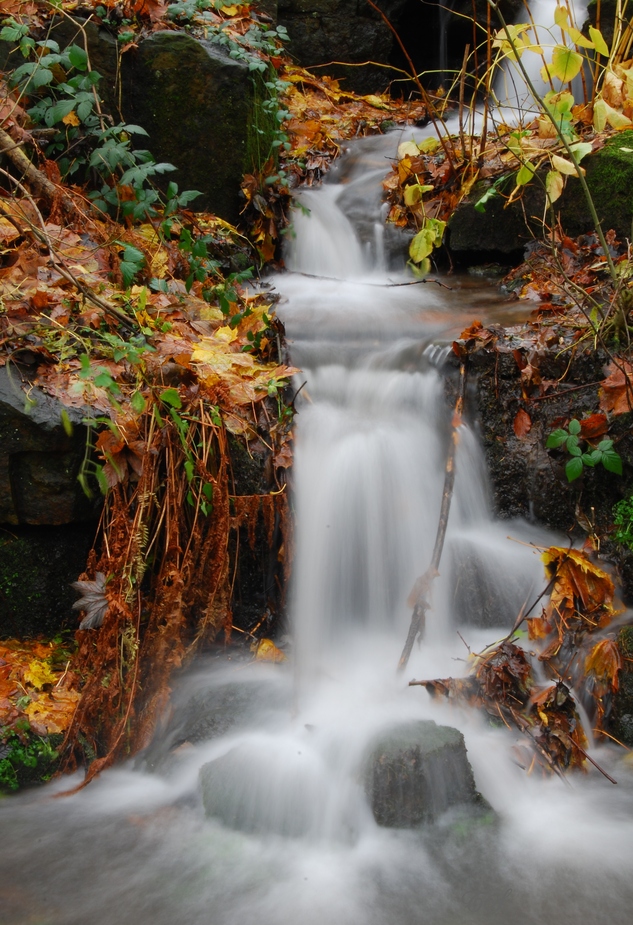 Wasserfall im Herbst