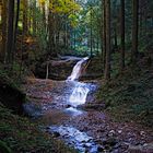 Wasserfall im Herbstwald 1