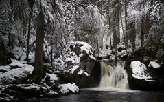 Wasserfall im Hochmoor