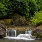 Wasserfall im Japangarten