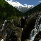 Wasserfall im Jiuzhaigou-Nationalpark.