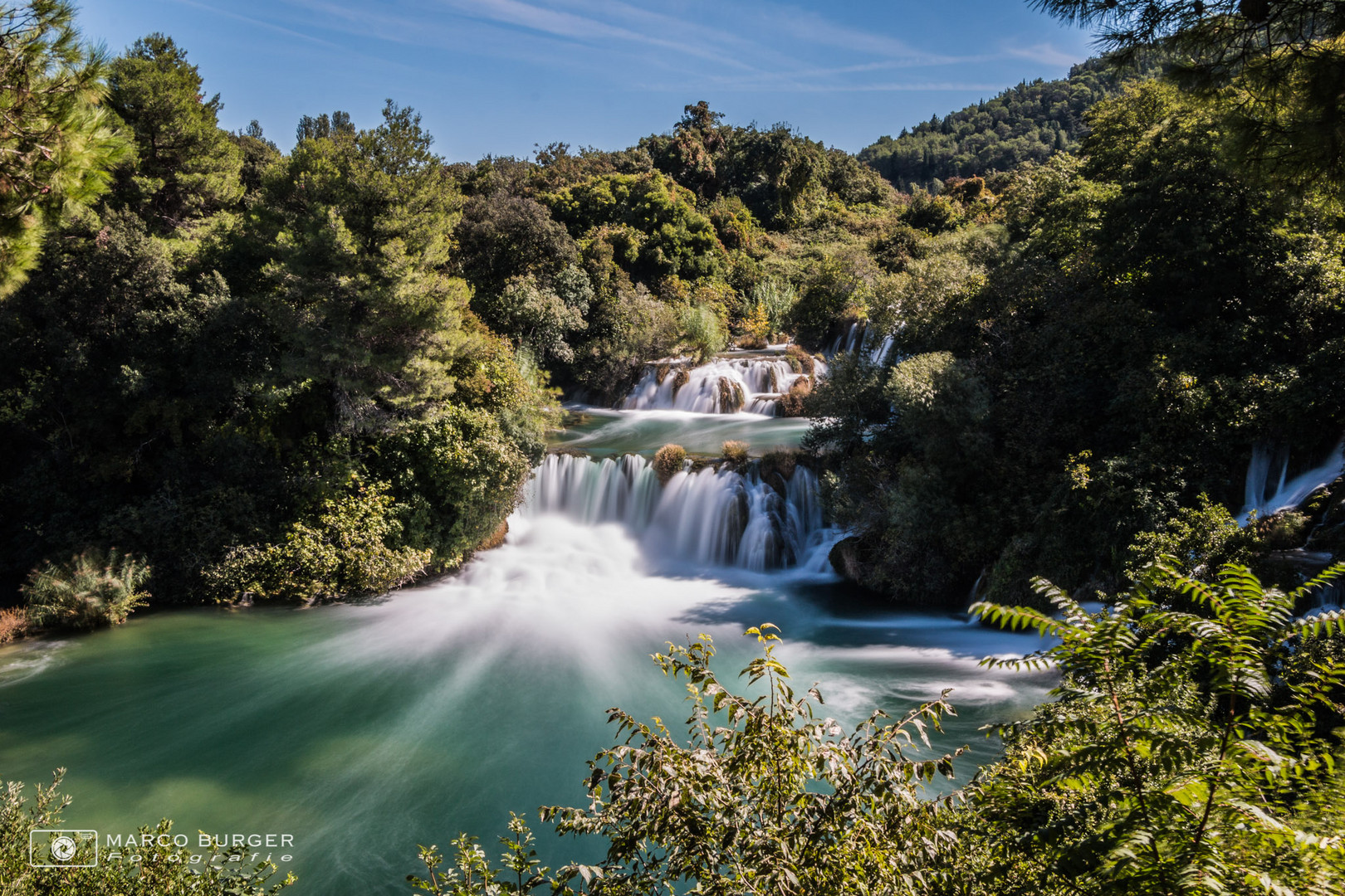 Wasserfall im Krka Nationalpark