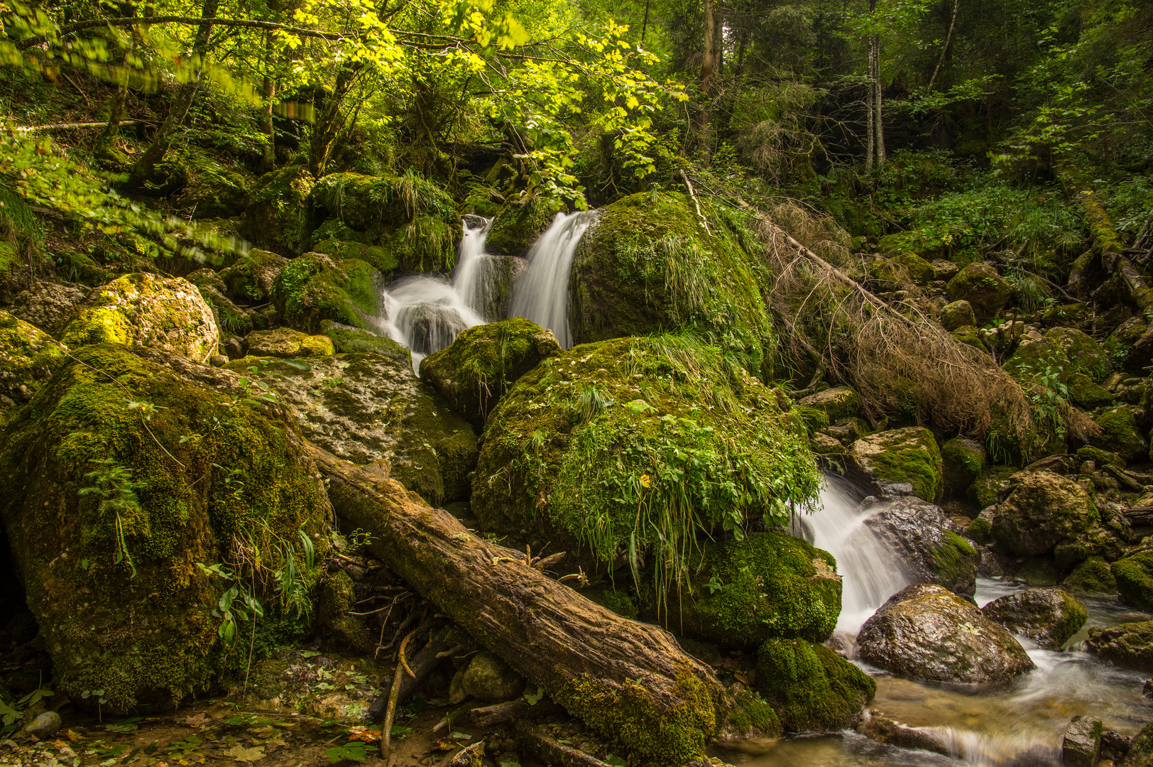 Wasserfall im Märchenwald