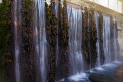 Wasserfall im Mosesgang der Wassergärten Landsweiler-Reden (Saarland)