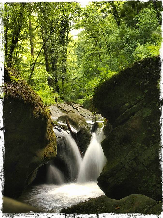 Wasserfall im Mullerthal, Luxembourg