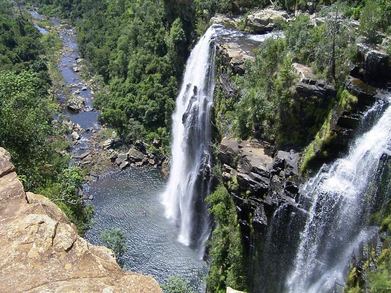 Wasserfall im Norden Südafrikas